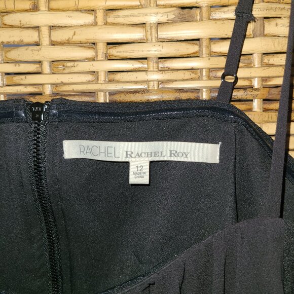 NWT Rachel Roy Women's Little Black Dress NWT Sleeveless Open Back SZ 12 $169 - Picture 6 of 10